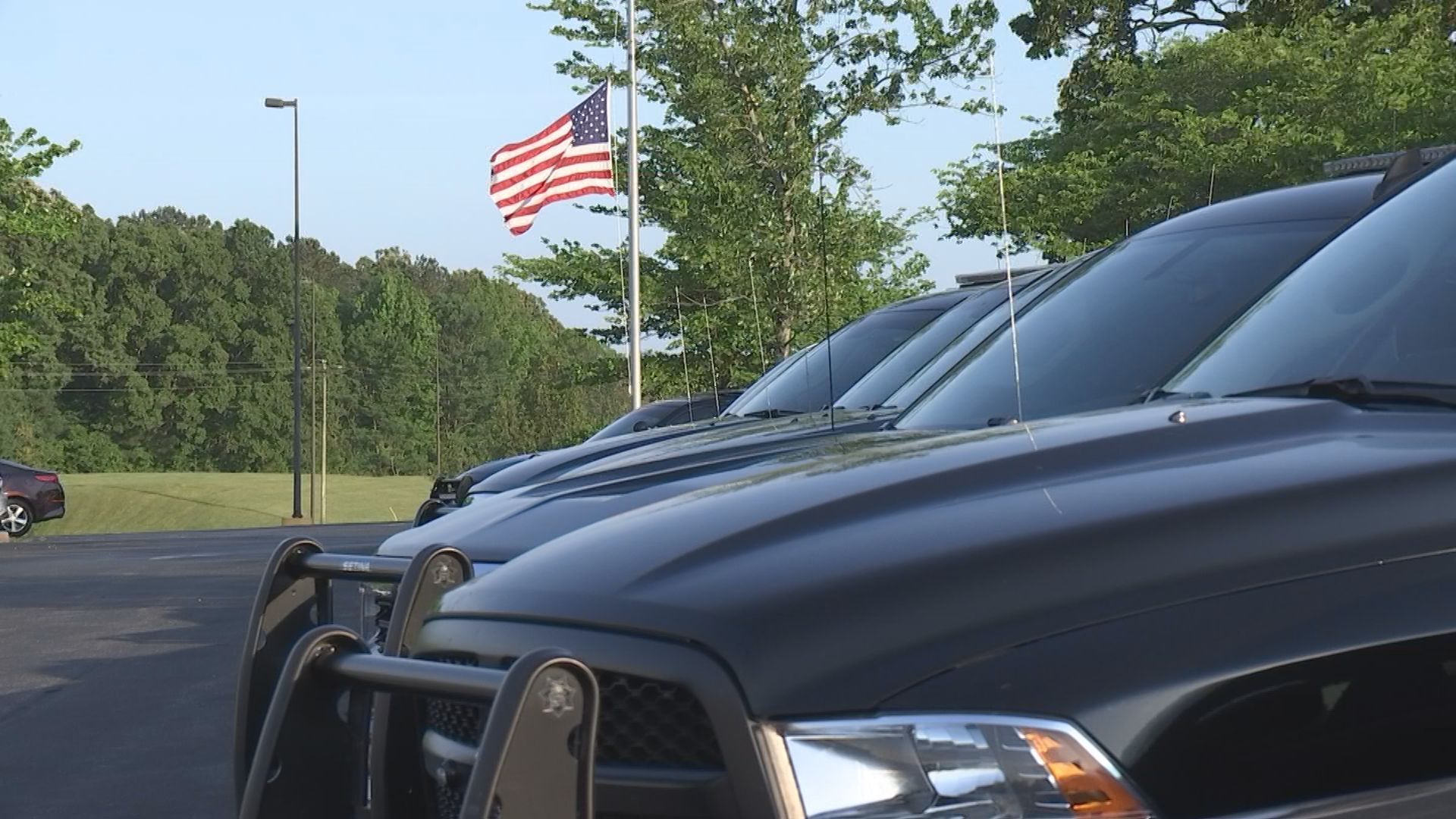 flag at half staff